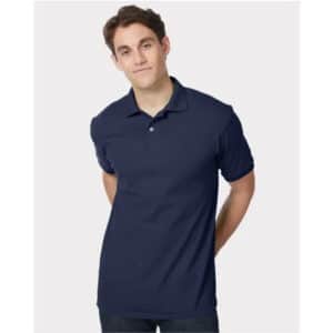 Hanes Men's EcoSmart? Jersey Polo - Ash, S