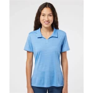 Adidas Women's Melange Polo - Black Melange, S