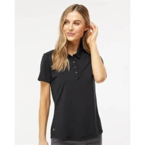 Adidas Women's Ultimate365 Solid Polo - Black, XS